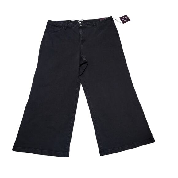 NWT Ava & Viv black jeans, size 24 R - Picture 1 of 7